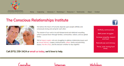 Desktop Screenshot of consciousrelationships.com