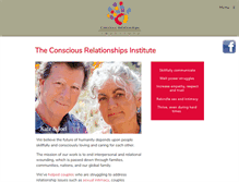 Tablet Screenshot of consciousrelationships.com